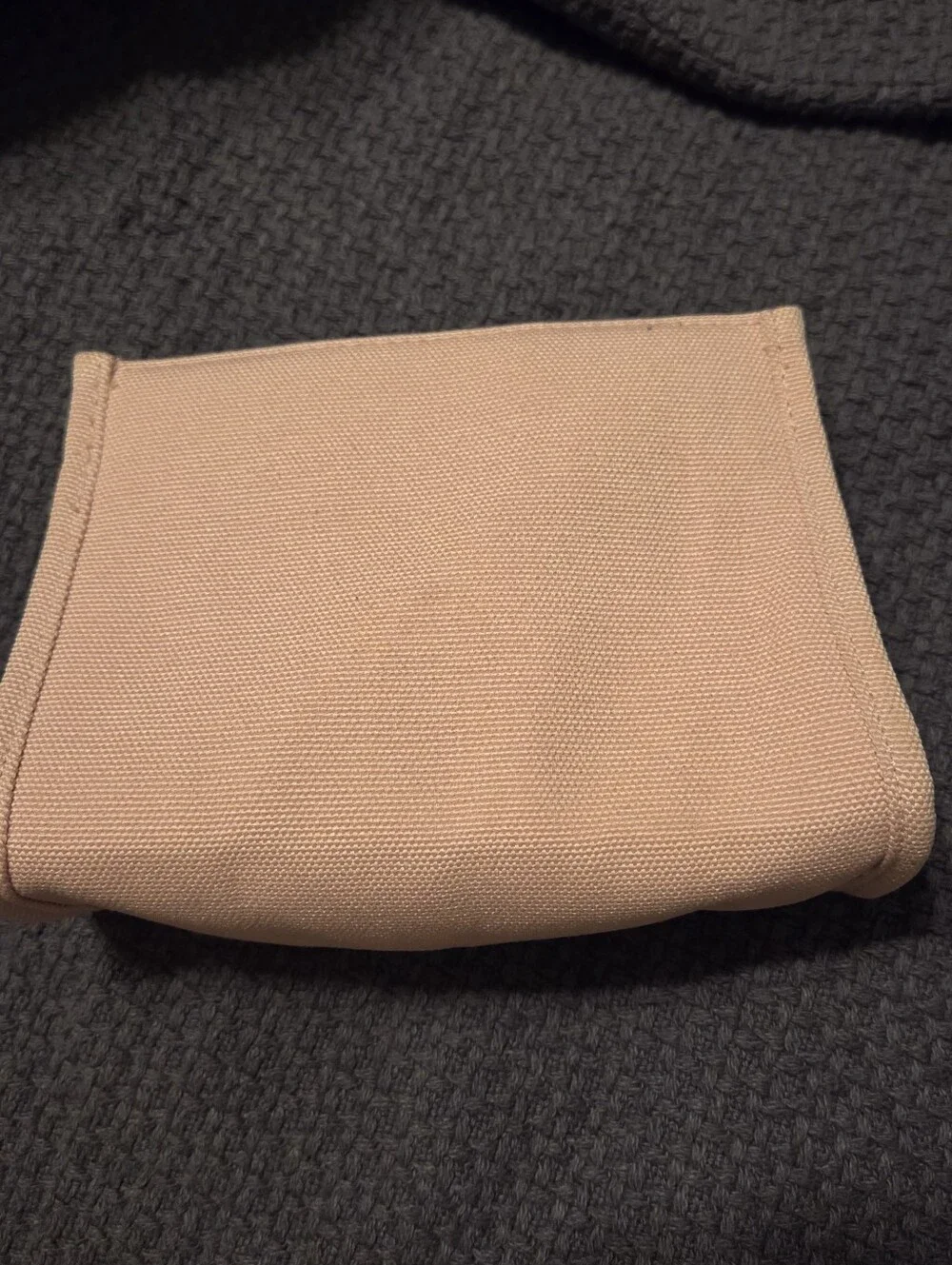 Dior Beauté Pink Cosmetic Pouch – Embossed CD Logo Makeup Bag